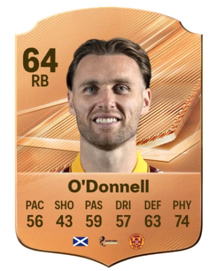 O'Donnell 64 Bronze RB FC 27 card