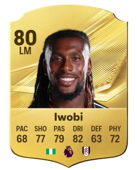 Iwobi 80 Common LM FC 26 card