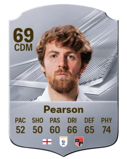 Pearson 69 Silver CDM FC 27 card