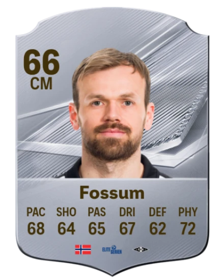 Fossum 66 Silver CM FC 27 card