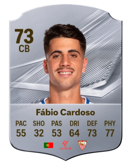 Fábio Cardoso 73 Silver CB FC 27 card