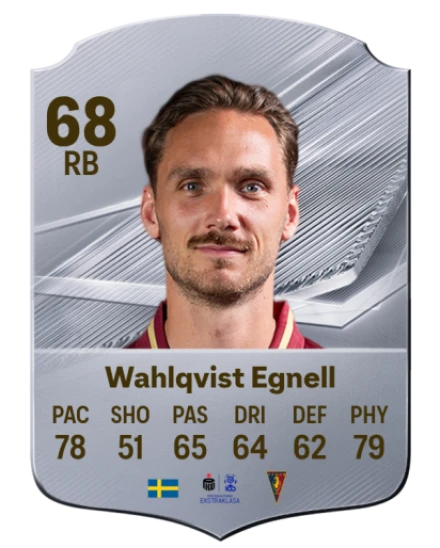 Wahlqvist Egnell 68 Common RB FC 26 card
