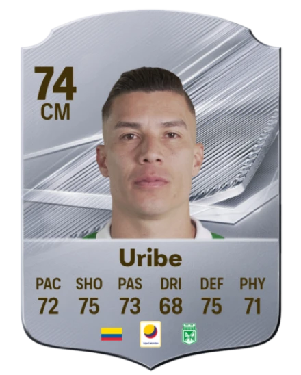 Uribe 74 Common CM FC 26 card
