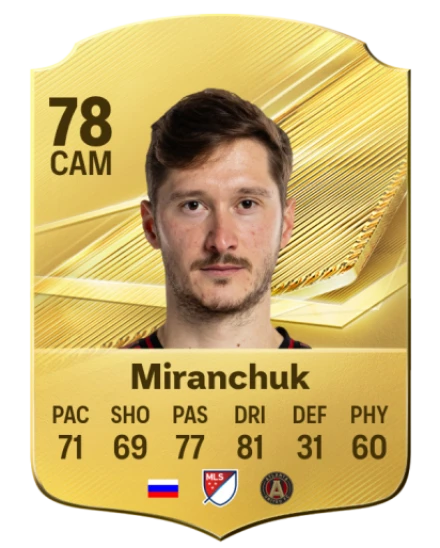 Miranchuk 78 Common CAM FC 26 card
