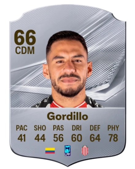 Gordillo 66 Silver CDM FC 27 card