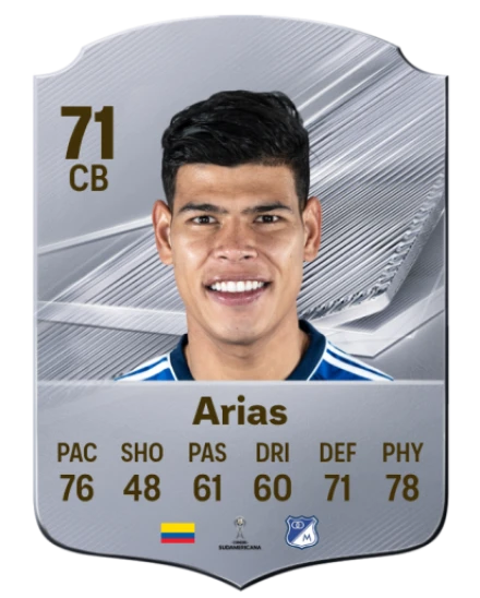 Arias 71 Common CB FC 26 card