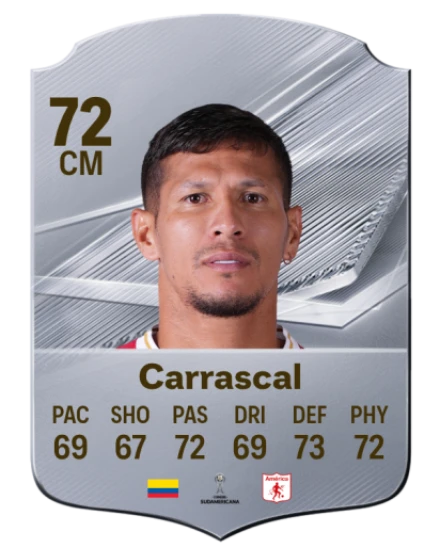 Carrascal 72 Common CM FC 26 card