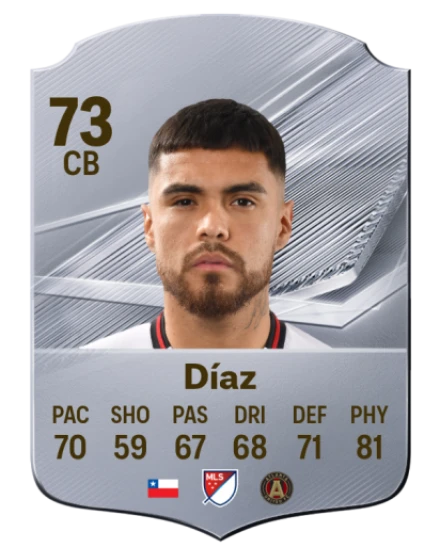 Díaz 73 Common CB FC 26 card