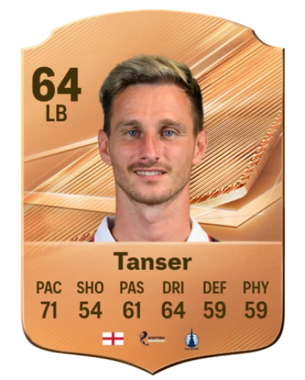Tanser 64 Common LB FC 26 card