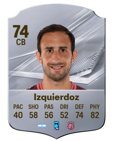 Izquierdoz 74 Common CB FC 26 card