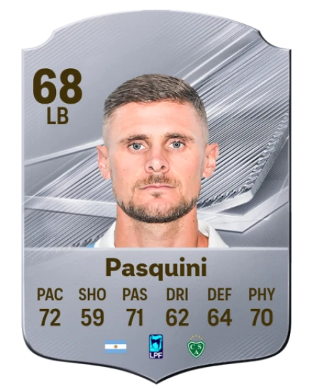 Pasquini 68 Silver LB FC 27 card