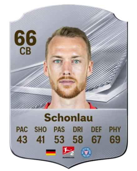Schonlau 66 Silver CB FC 27 card