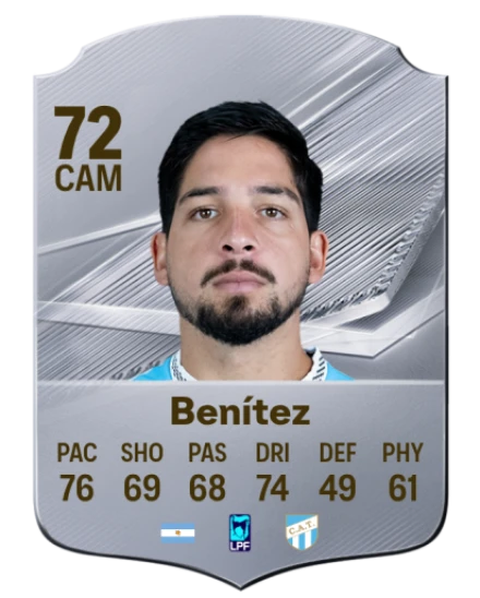 Benítez 72 Common CAM FC 26 card