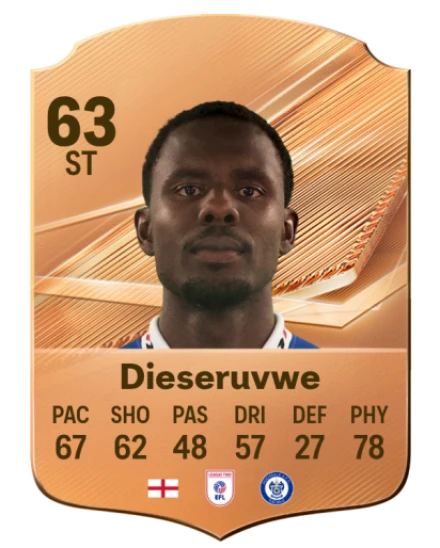 Dieseruvwe 63 Common ST FC 26 card