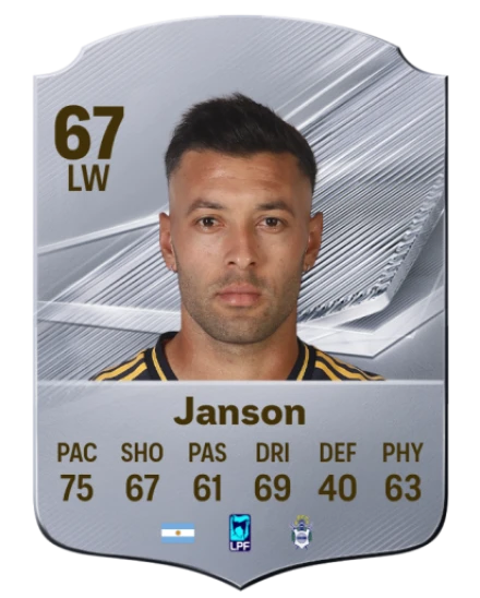 Janson 67 Common LW FC 26 card