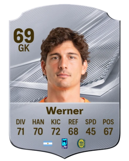 Werner 69 Silver GK FC 27 card