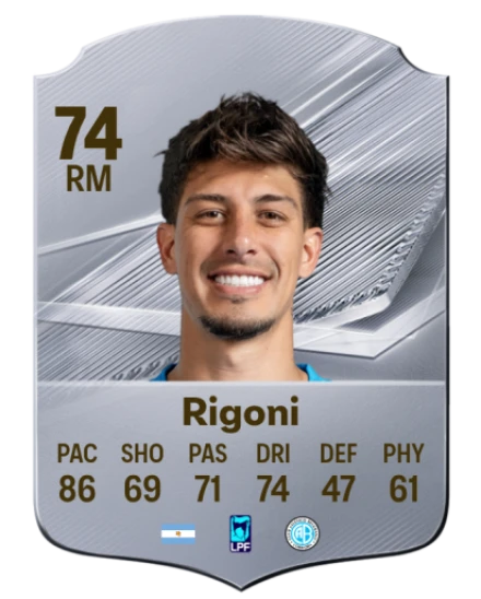 Rigoni 74 Common RM FC 26 card