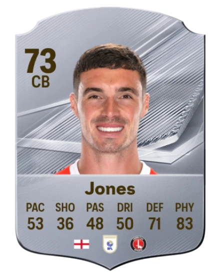 Jones 73 Common CB FC 26 card