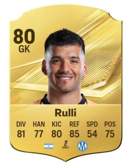 Rulli 80 Gold GK FC 27 card