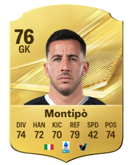 Montipò 76 Common GK FC 26 card