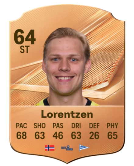 Lorentzen 64 Bronze ST FC 27 card