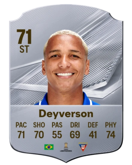 Deyverson 71 Common ST FC 26 card