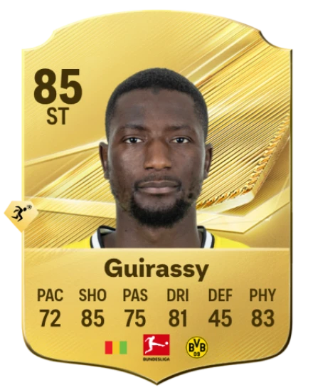 Guirassy 85 Common ST FC 26 card
