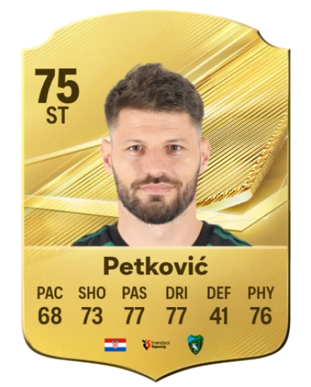 Petković 75 Common ST FC 26 card