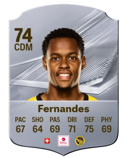 Fernandes 74 Common CDM FC 26 card