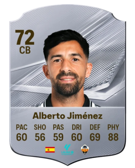 Alberto Jiménez 72 Common CB FC 26 card