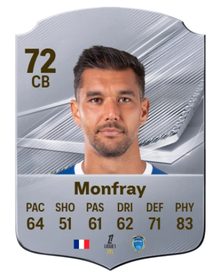 Monfray 72 Common CB FC 26 card
