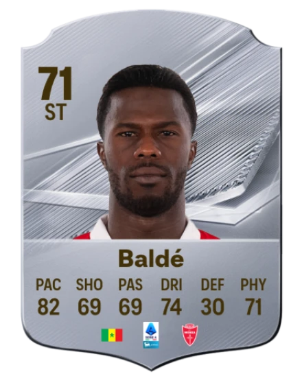 Baldé 71 Silver ST FC 27 card