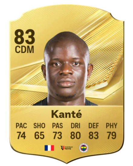 Kanté 83 Common CDM FC 26 card
