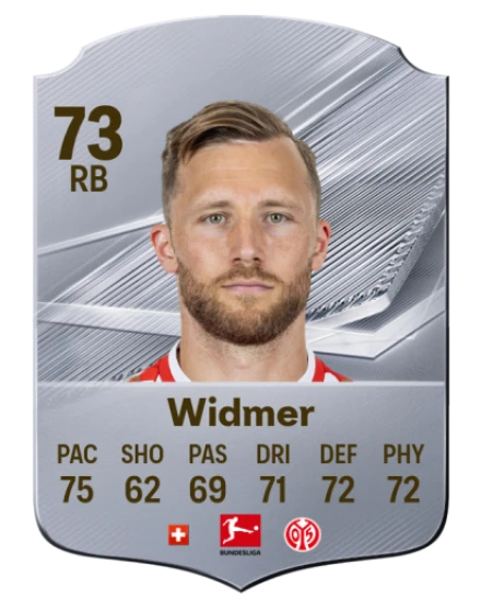 Widmer 73 Silver RB FC 27 card