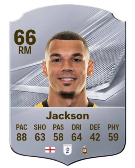 Jackson 66 Common RM FC 26 card