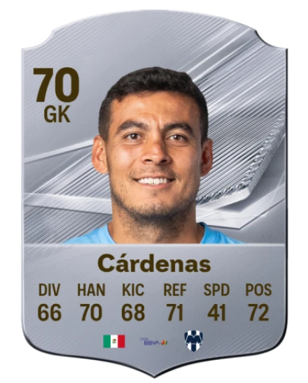 Cárdenas 70 Common GK FC 26 card