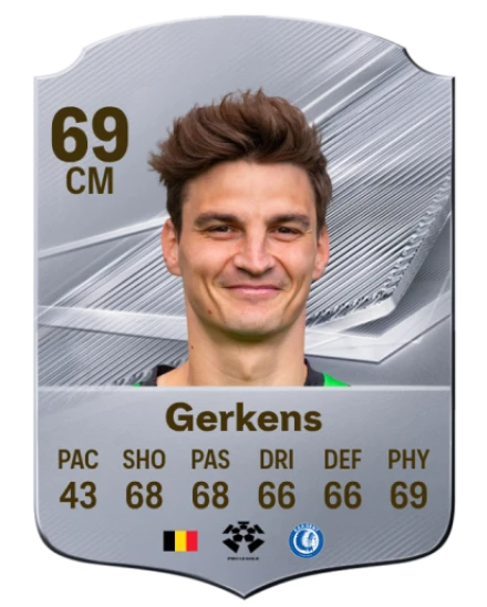 Gerkens 69 Silver CM FC 27 card