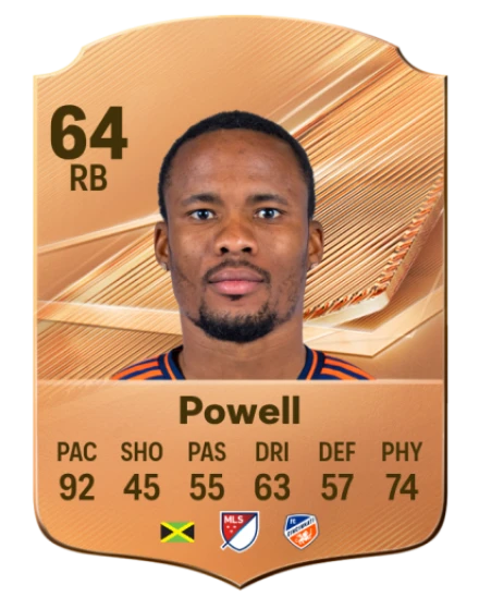 Powell 64 Common RB FC 26 card