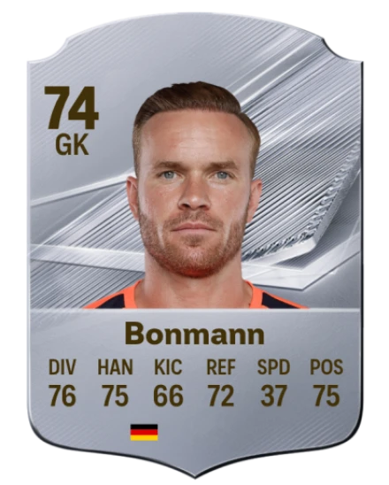 Bonmann 74 Common GK FC 26 card