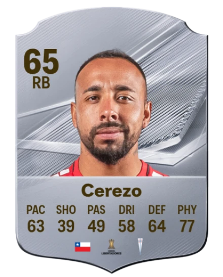Cerezo 65 Silver RB FC 27 card