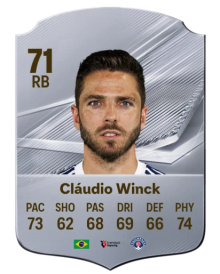 Cláudio Winck 71 Common RB FC 26 card