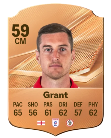 Grant 59 Common CM FC 26 card