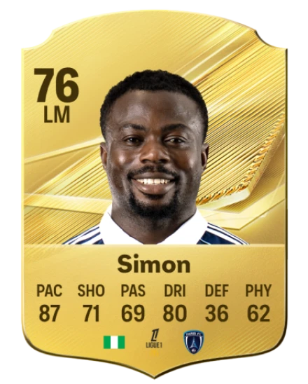 Simon 76 Common LM FC 26 card