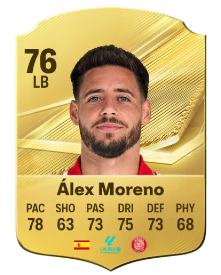 Álex Moreno 76 Common LB FC 26 card