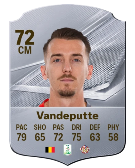 Vandeputte 72 Common CM FC 26 card