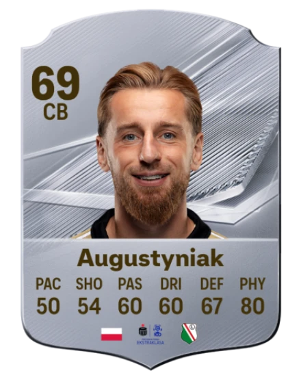 Augustyniak 69 Common CB FC 26 card