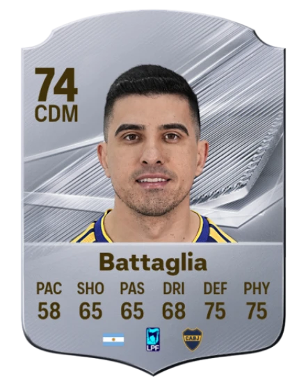 Battaglia 74 Silver CDM FC 27 card