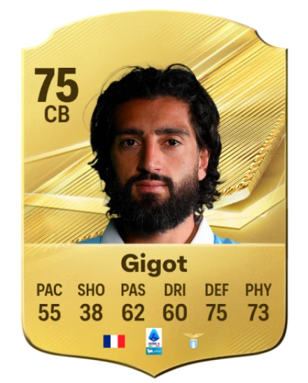 Gigot 75 Rare CB FC 26 card