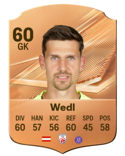 Wedl 60 Bronze GK FC 27 card