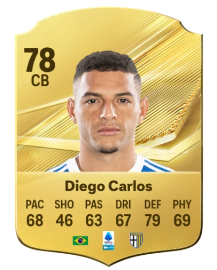 Diego Carlos 78 Rare CB FC 26 card